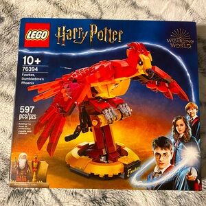 LEGO Harry Potter Fawkes, Dumbledore's Phoenix 76394 New Sealed Discontinued